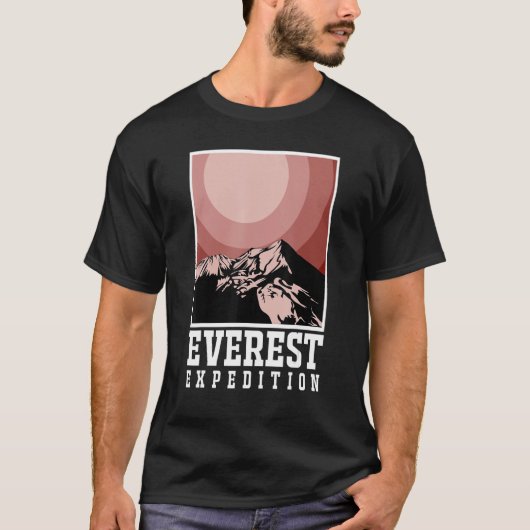 T-shirt Everest Expéditions Mountain Exploration Aventure (Devant)