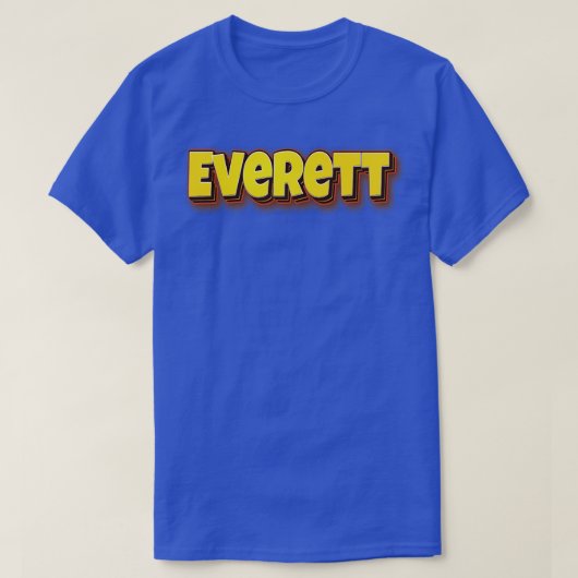 T-shirt Everett Mon Nom Est Everett 3 (Design devant)