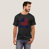 T-shirt Everett USA Nom du lieu américain Drapeau US 1 (Devant entier)