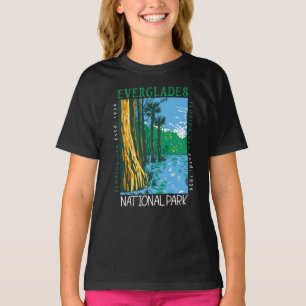 T-shirt Everglades Parc National Floride Distressé Rétro