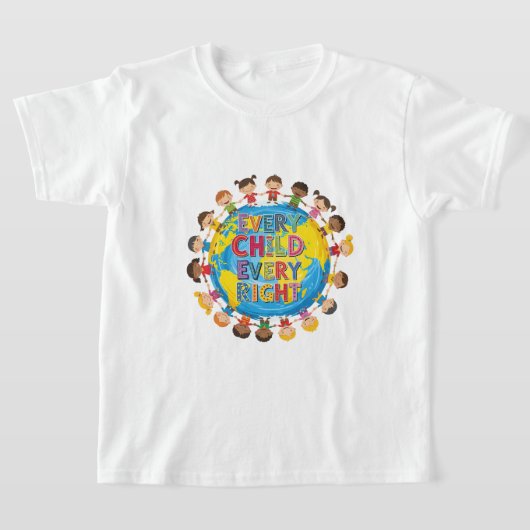 T-shirt Every Child Every Right (Poser)