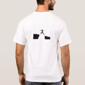 T-shirt "Every Fall Is the Start of a Rise – Leap of Hope" (Dos)