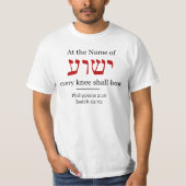 T-shirt Every knee shall bow - Yeshua (Devant)