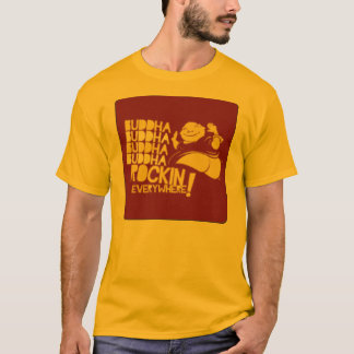 T-shirt everyewhere de rockin de Bouddha
