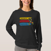 T-shirt Everyone Communicate Differently Autism Awareness  (Devant)