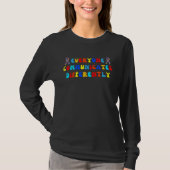 T-shirt Everyone Communicates Differently Autism Awareness (Devant)