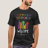 T-shirt Everyone is welcome here Unity Day Anti Bullying A (Devant)