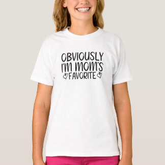 T-shirt Évidemment, je suis le préféré de maman