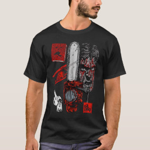 T-shirt Evil Dead "Groovy" Ash Williams - Tronçonneuse, Ne