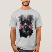 T-shirt Evil Devil dark art design (Devant)