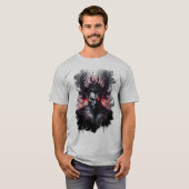 T-shirt Evil Devil dark art design (Devant entier)