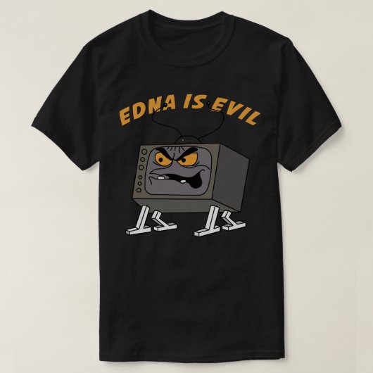 T-shirt Evil Edna Est Le Malin Classique (Design devant)