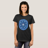 T-shirt Evil Eye Mandala Charm Curse Protection (Devant entier)