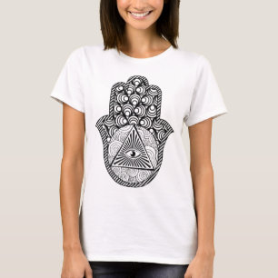 T-shirt Evil Eye Protection Hamsa