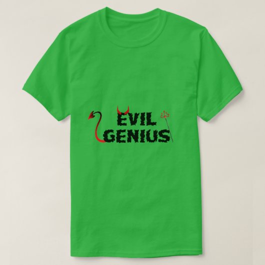 T-shirt Evil Genius (Design devant)