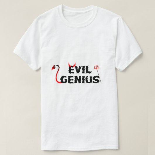 T-shirt Evil Genius (Design devant)