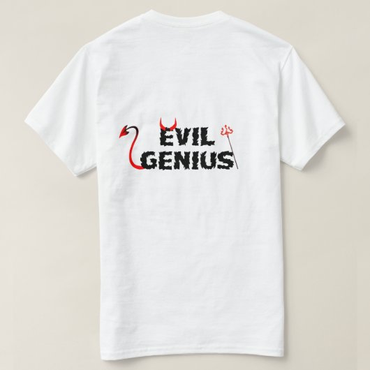 T-shirt Evil Genius (Design dos)