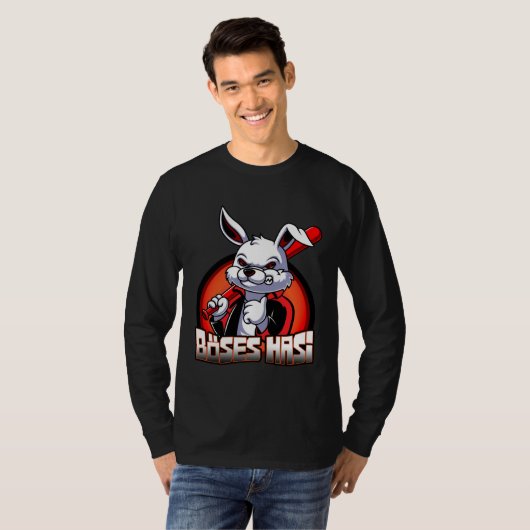 T-shirt Evil Hasi Rabbit Easter Bunny (Devant entier)