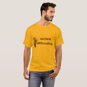 T-shirt évitez l'obscurcissement (Devant entier)