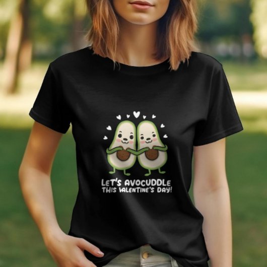 T-shirt Évitons cette Valentines Day mignon Avocado