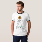 T-shirt EVM Ringer pour homme (Devant entier)