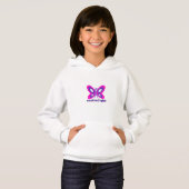T-shirt évolué pour fille (jeune) (Devant entier)