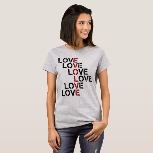 T-shirt Évoluer dans l'amour (Devant entier)