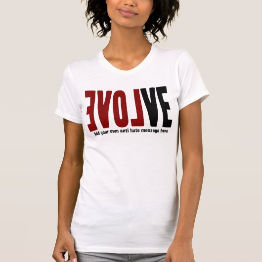 T-shirt Évoluez avec AMOUR (Devant)