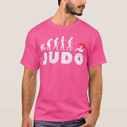 T-shirt Évolution amusante Japon Judoka Judo (Devant)
