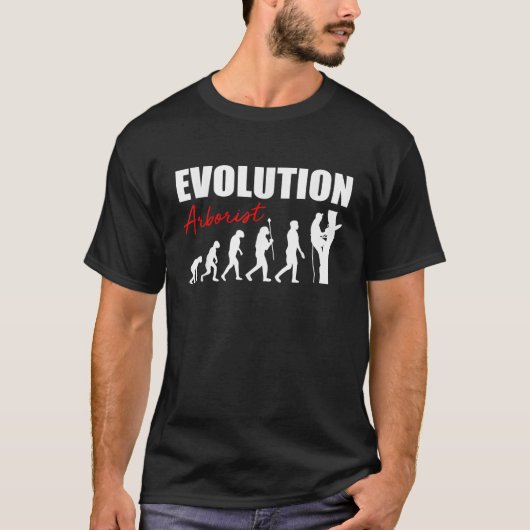 T-shirt Évolution Arboriste (Devant)