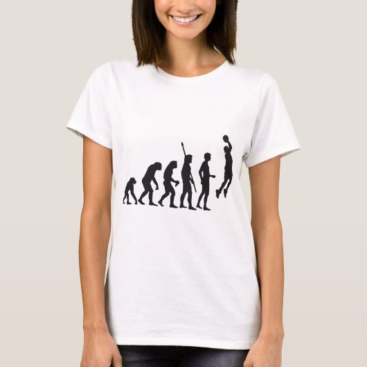 T-shirt évolution basketball (Devant)