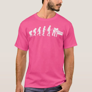 T-shirt Evolution Billiards Jeu Pool Joueur Sport Lov