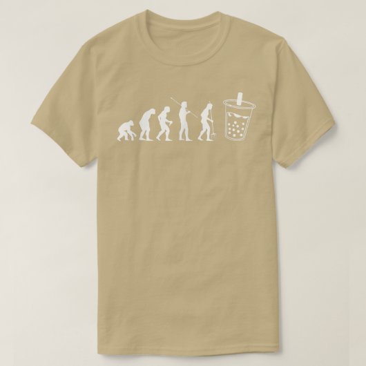 T-shirt Evolution Boba Bubble Tea 884 (Design devant)
