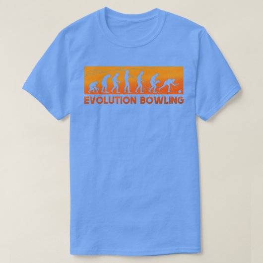 T-shirt Evolution Bowling cadeau T (Design devant)