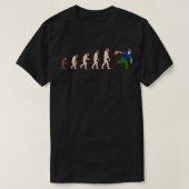 T-shirt Evolution Bowling Funny Idée cadeau 1 (Design devant)