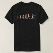 T-shirt Evolution Cricket drôle Idée cadeau (Design devant)