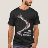 T-shirt Évolution d'ADN Darwin (Devant)