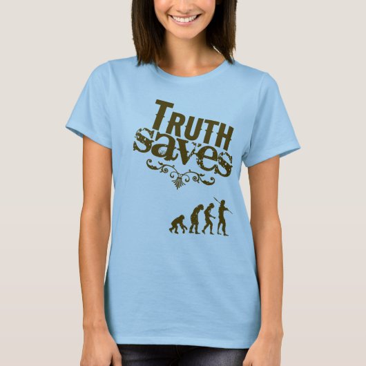 T-shirt Évolution (dames) (Devant)