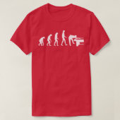 T-shirt évolution de Billard (Design devant)