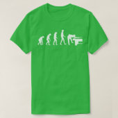 T-shirt évolution de Billard (Design devant)