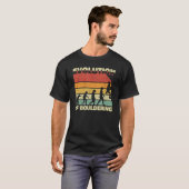 T-shirt Évolution De Bouldering Bouldering Rock Climber Hi (Devant entier)