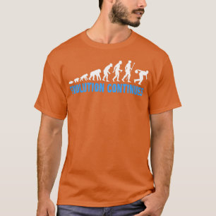 T-shirt Évolution De Bowling À Dix Épines Drôle T