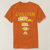 T-shirt Évolution de Camper Van (Design devant)