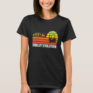 T-shirt Évolution de chariot élévateur Chariot élévateur d