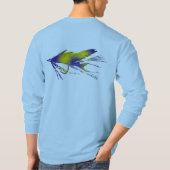 T-shirt Évolution de chemise d'homme de pêche (Dos)