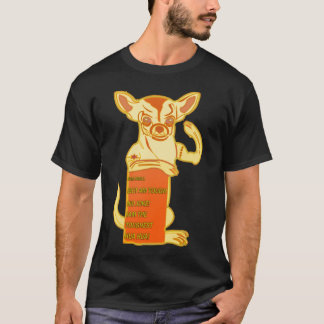 T-shirt Évolution de chiwawa la petite race pure la plus