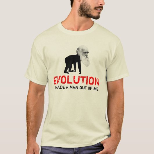 T-shirt Évolution de Darwin (Devant)