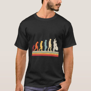 T-shirt Évolution De Double Basse Musique Baid