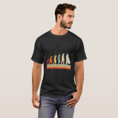 T-shirt Évolution De Double Basse Musique Baid (Devant entier)