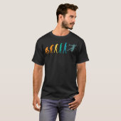 T-shirt Évolution de Handball Sport Drôle (Devant entier)